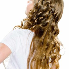 Los haar met krullen